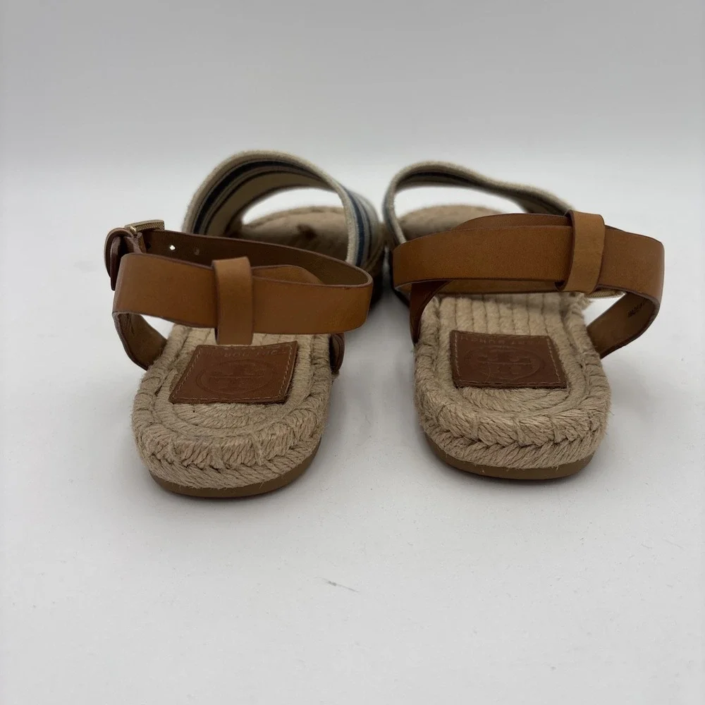 Pre-Owned Tory Burch Ivory‎ Size 7 Slingback Sandals